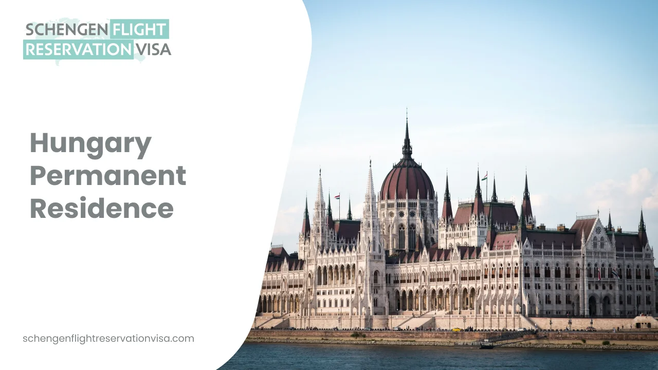 An architectural view of the Hungarian Parliament Building in Budapest, showcasing its intricate Neo-Gothic spires and central dome along the banks of the Danube River under a clear sky. A white graphic on the left side features the text