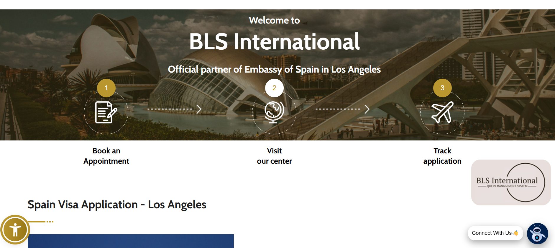 Visit the home page of BLS International