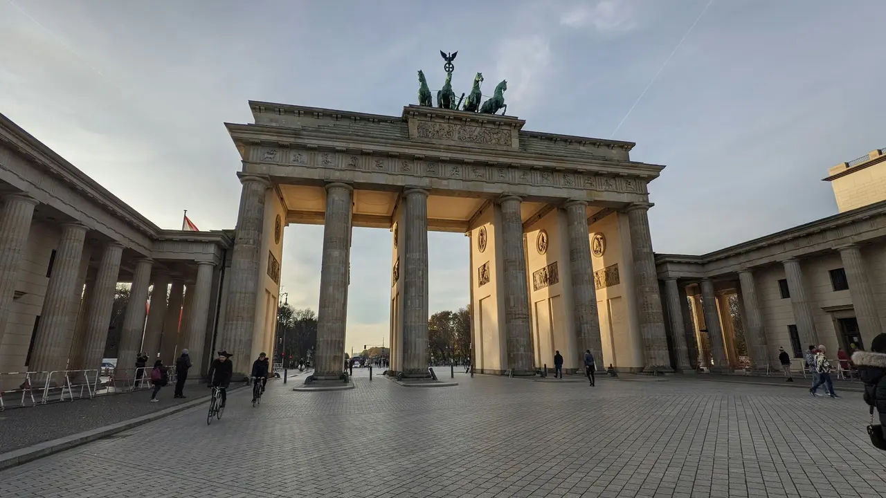 Brandenburg Gate in Berlin, Germany, a famous landmark often associated with Germany visit visa requirements for Dubai residents and UAE citizens.