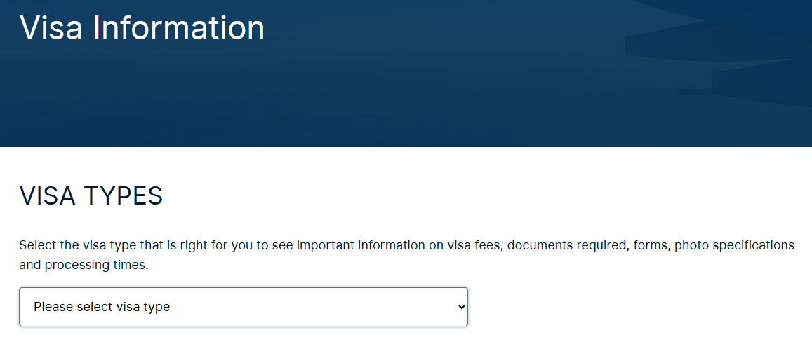 Select a Maltese visa type