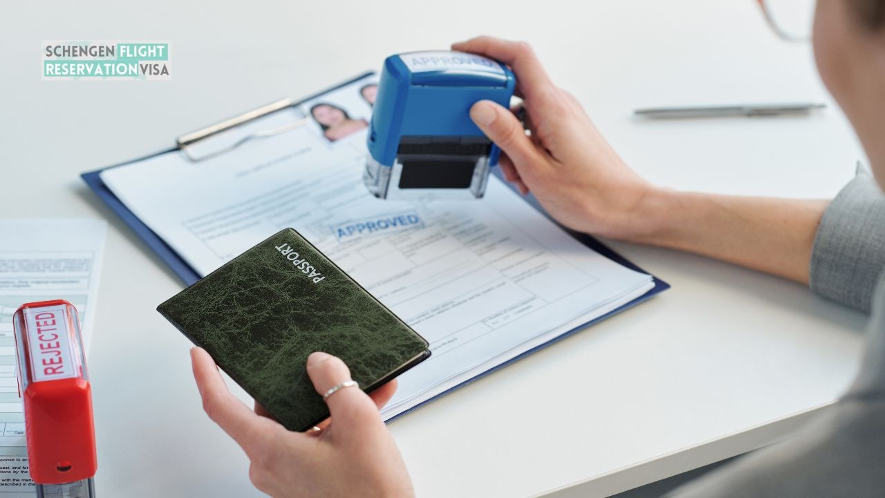 Visa application form of Spain