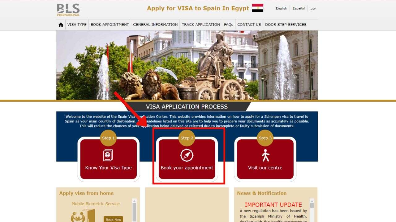 Booking Appointment egypt