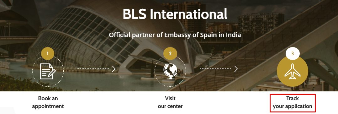 Track your Spanish visa application