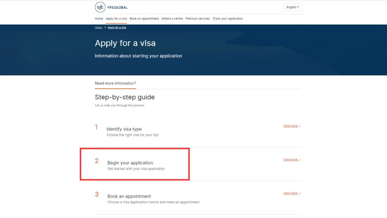 being your application VFS