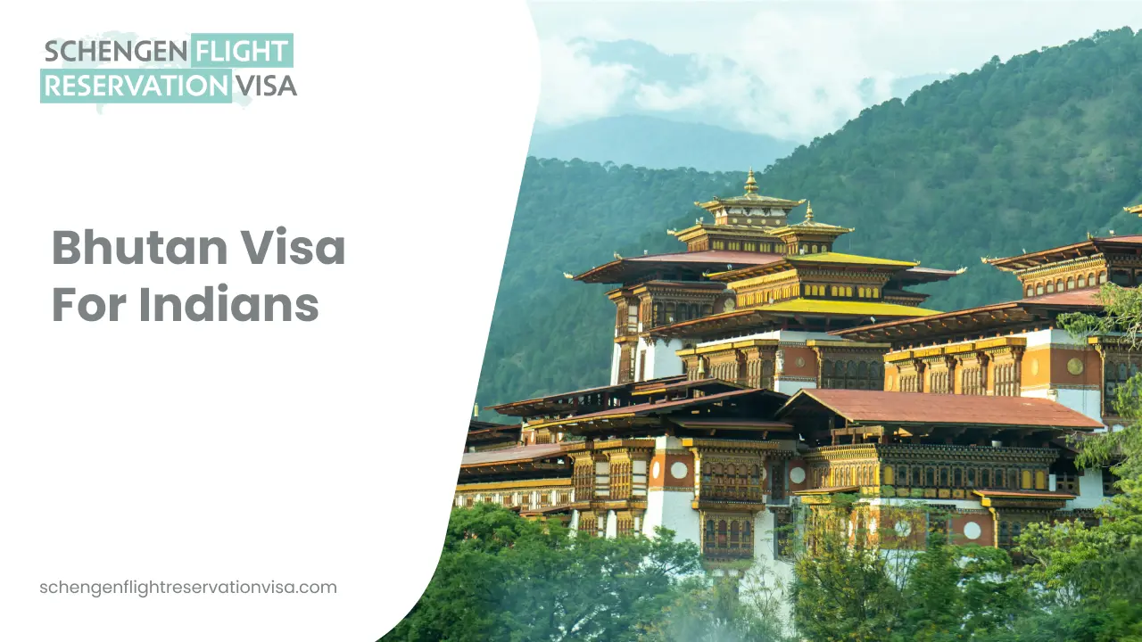 Bhutan visa for Indians – scenic view of Tashichho Dzong monastery in Thimphu, Bhutan, highlighting travel and visa requirements for Indian tourists