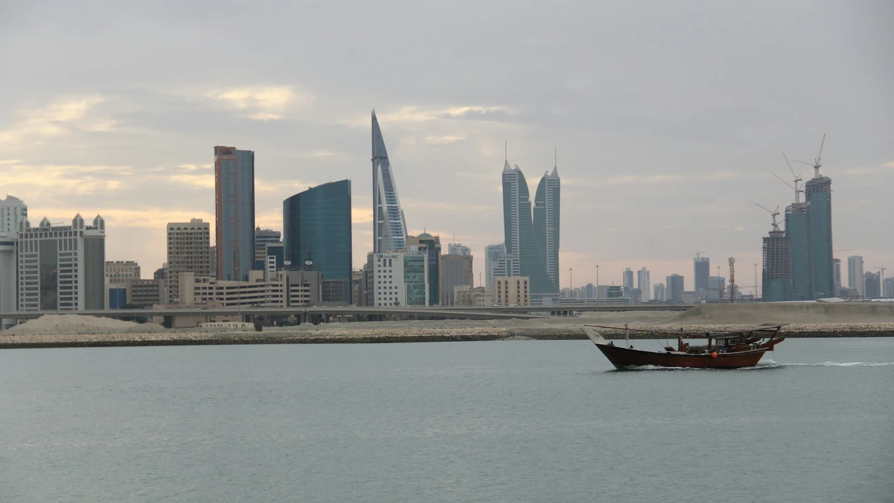 Bahrain sea view and building