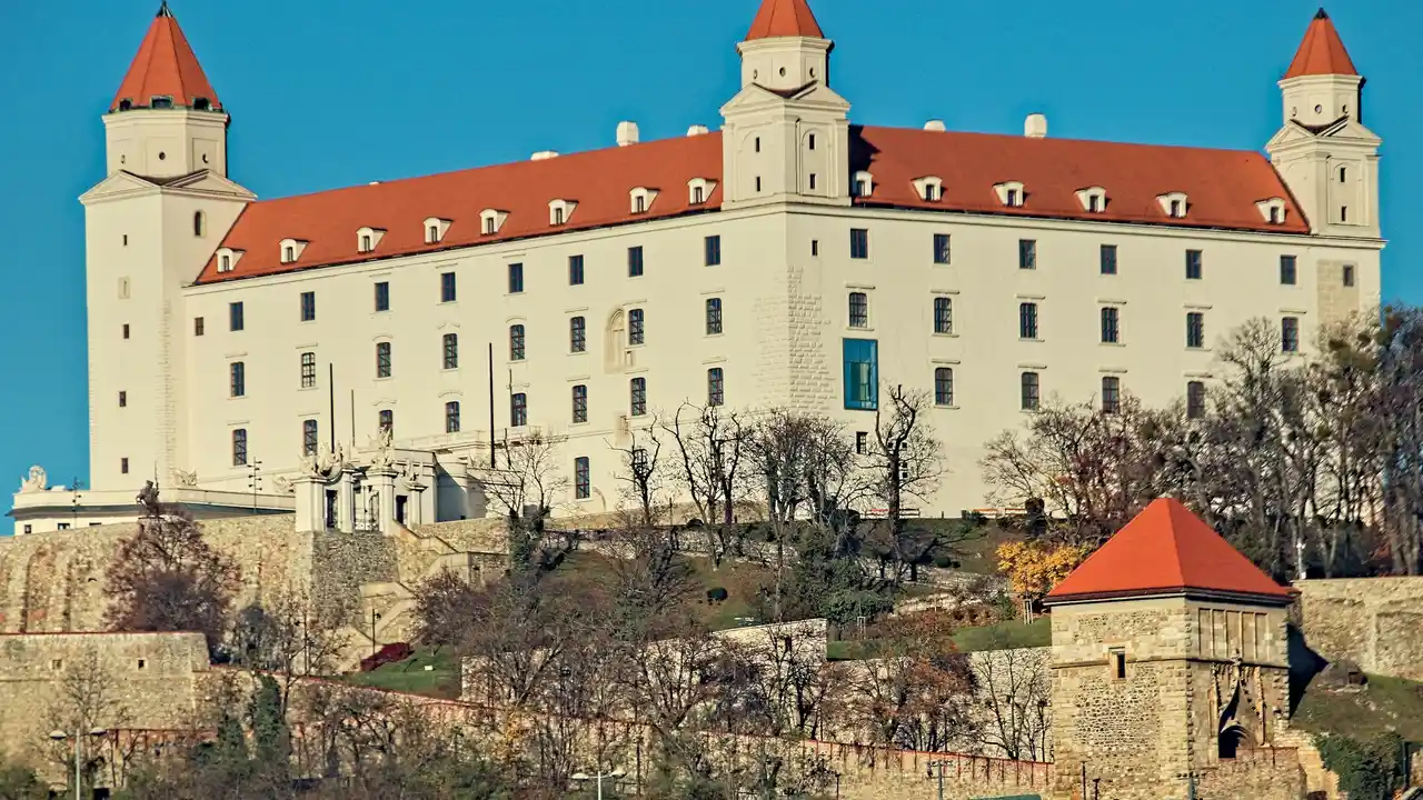Bratislava Castle in Slovakia with historic architecture and city walls, symbolizing understanding the Slovakia visa process from Ghana and Schengen visa travel requirements.