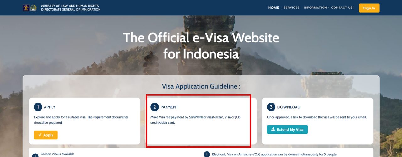 Add Up Visa Fee Payment