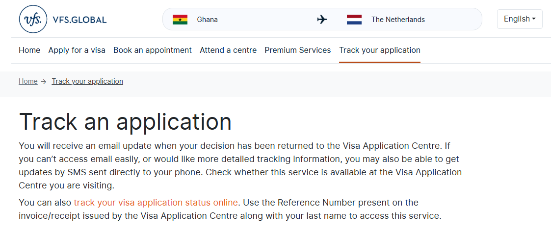 Track your Luxembourg visa application online