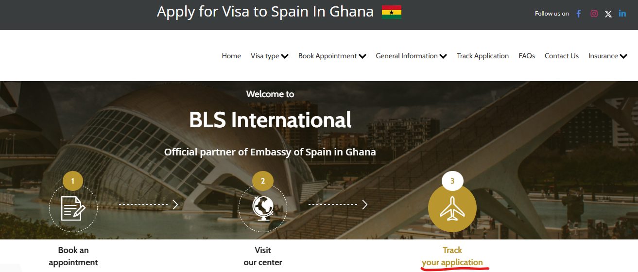 Track your Spanish visa application status