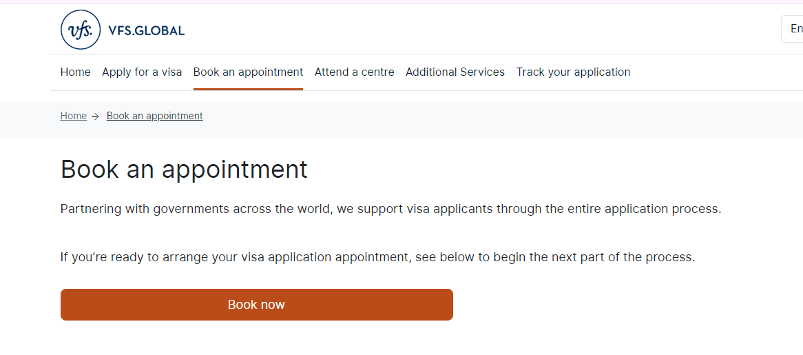 Book an appointment