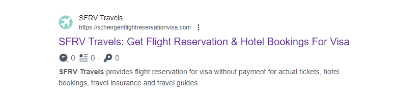 Search sfrv travels