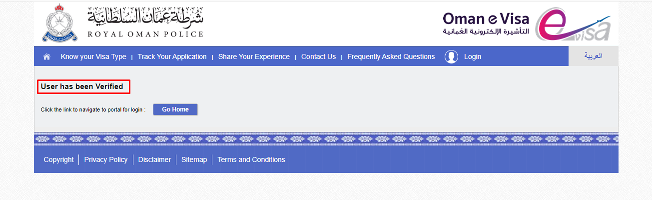 embassy has verified you