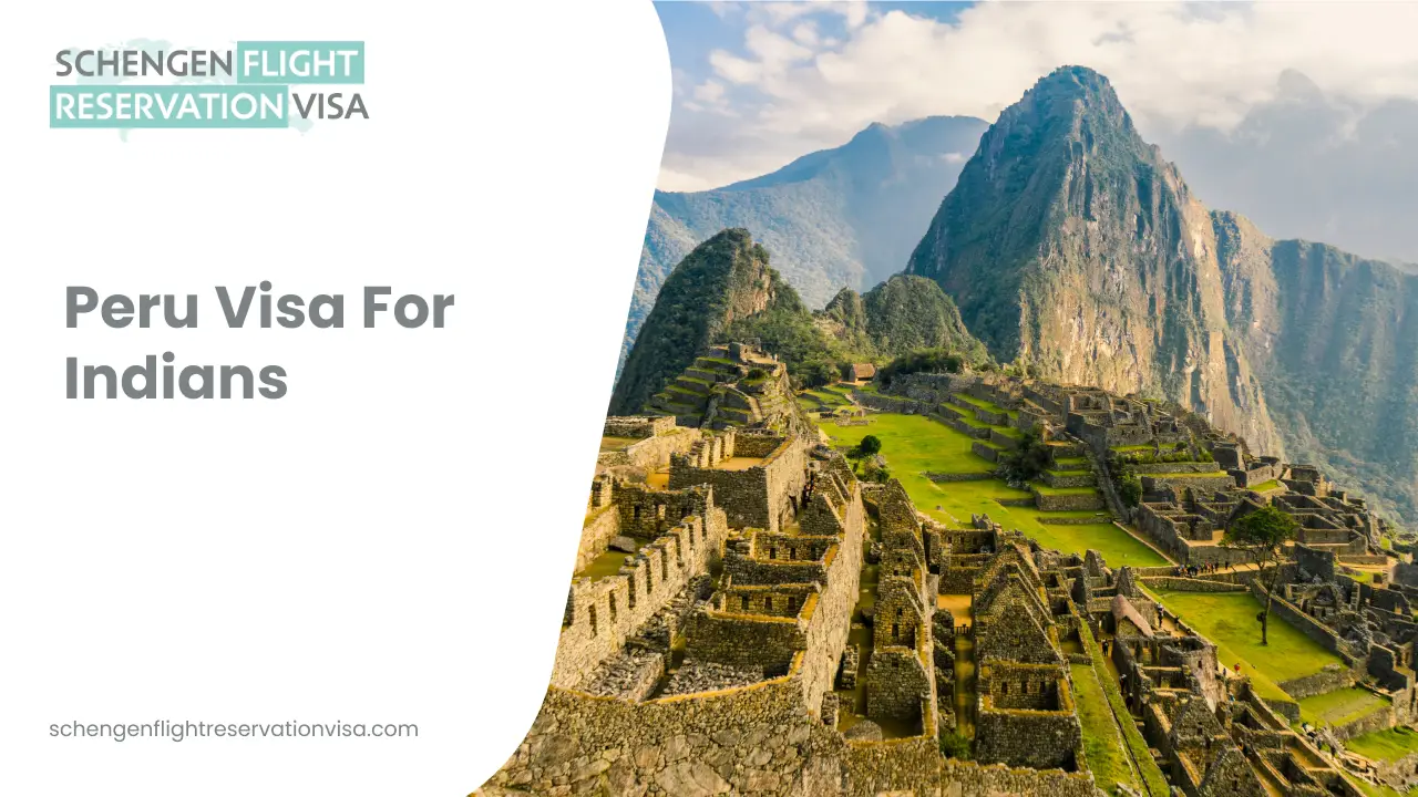 Peru visa for Indians – scenic view of Machu Picchu in Peru, highlighting travel, tourism, and visa requirements for Indian passport holders visiting Peru.
