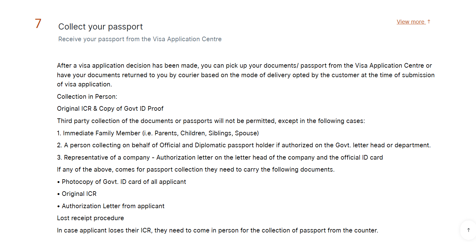 Collect Your Passport