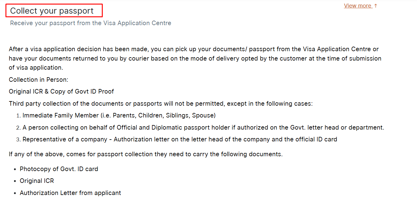Collect Your Passport