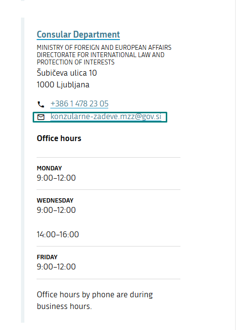Scheduled the Appointment at Embassy