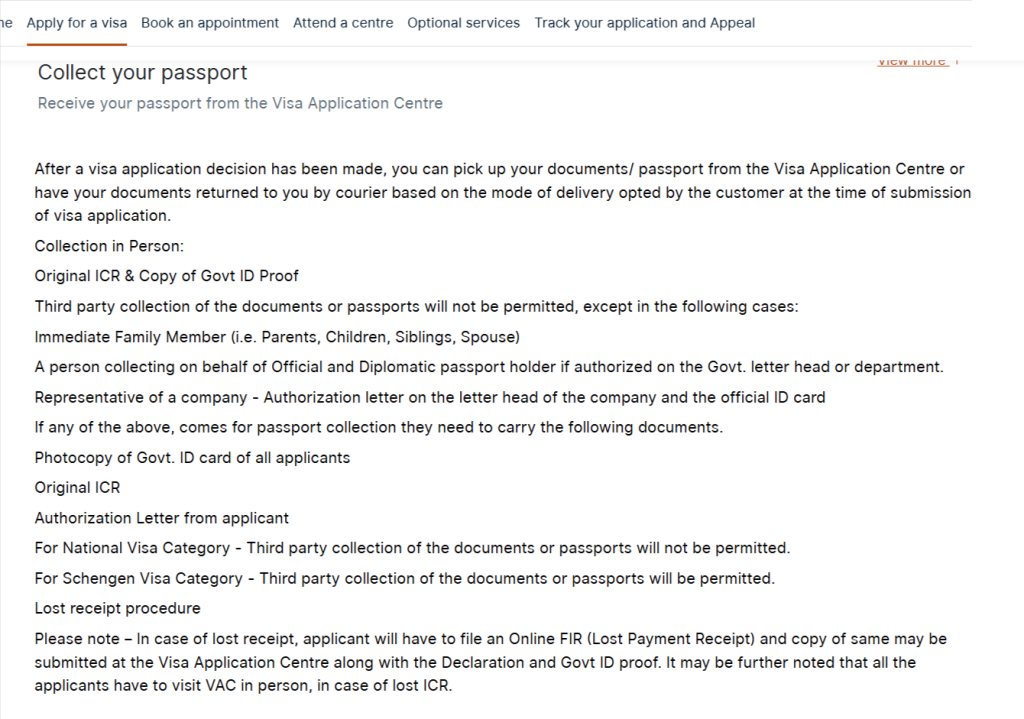 Collect Your Passport