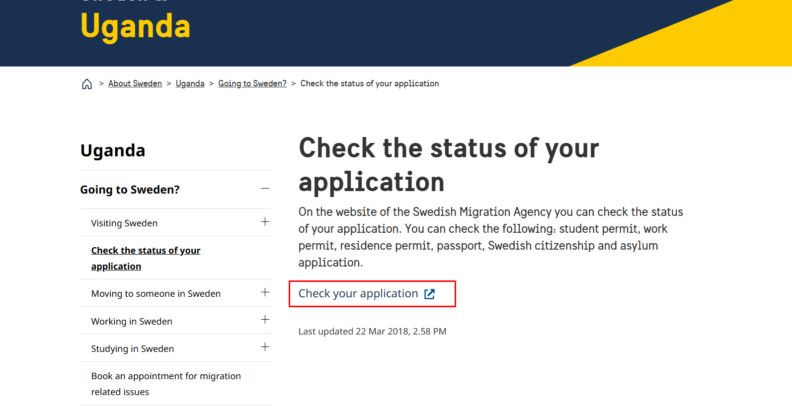 track your visa application