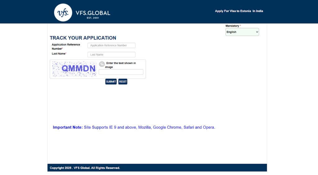 Track Your Visa Application