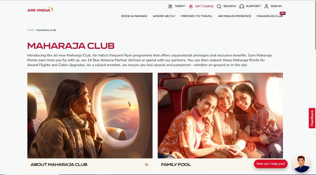 Air India Flying Returns