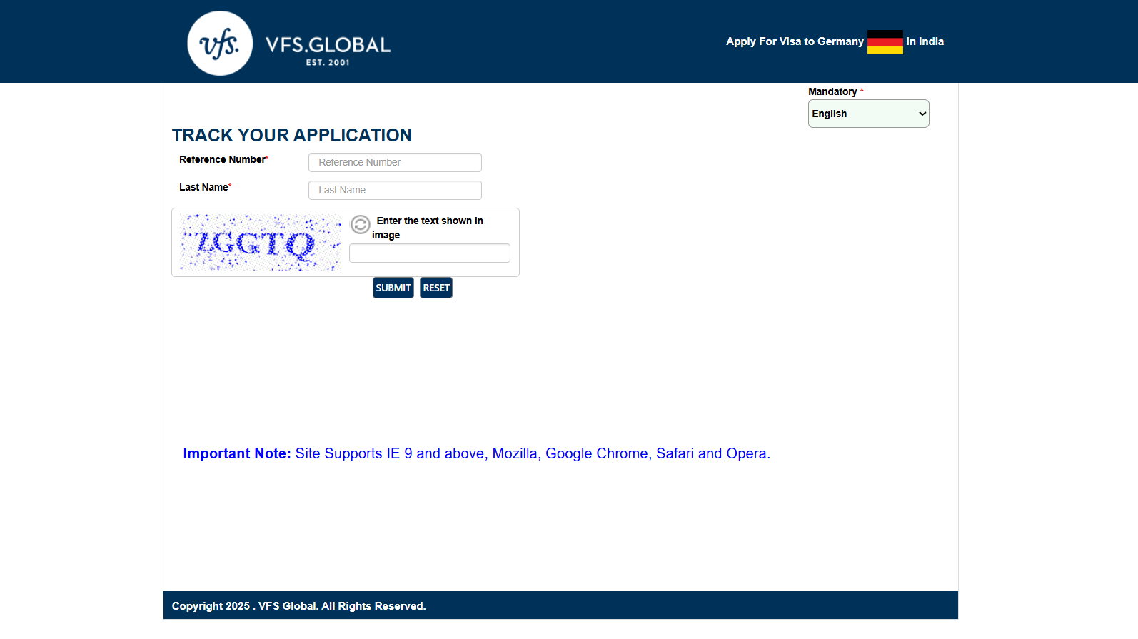 Track Your Visa Application